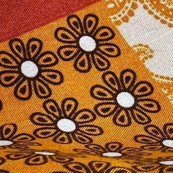 Umgee cream boho top with mixed print bishop sleeves size M - Picture 12 of 15